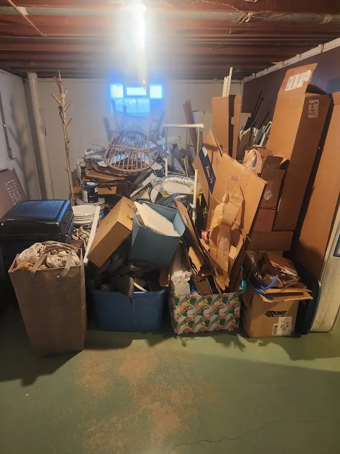 Roll-off dumpster container at job site for Construction Dumpster Rental in Zephyrhills South